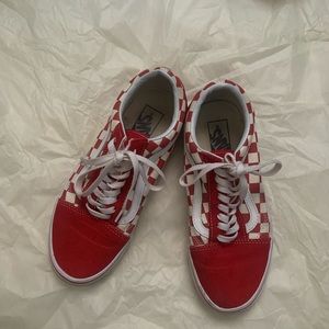 Vans checkered shoes